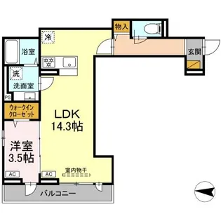 千葉県千葉市花見川区幕張本郷1【アパート】の間取り