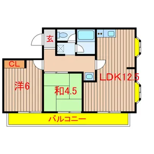 アーバンヒルズ習志野台【2階】の間取り
