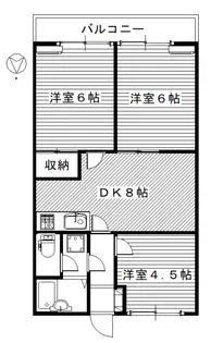 グリーンパーク伊勢崎【2階】の間取り
