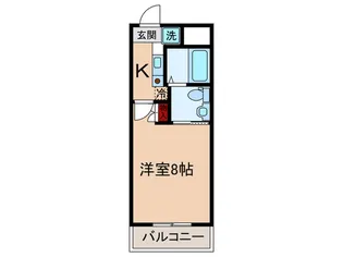 ベルエア-塚本【2階】の間取り