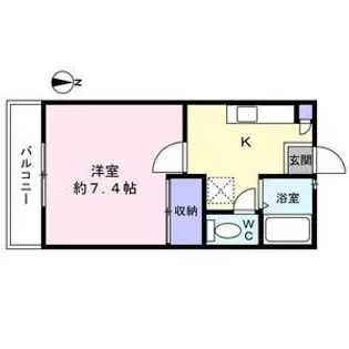 リーフサイドビレッジA棟【1階】の間取り