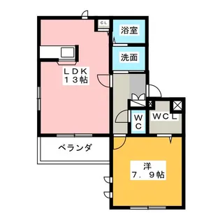 エスポワール御器所【3階】の間取り