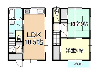 岡山県岡山市北区今保【一戸建】の間取り