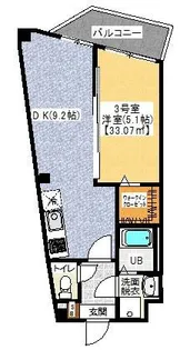 グレーシャルマン【3階】の間取り