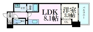 メイクス京橋川【9階】の間取り
