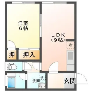 コーポサイトウ【1階】の間取り