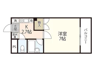 アーバンヒルズ510【1階】の間取り