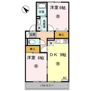 ファミール東【2階】の間取り