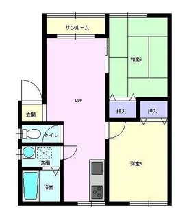 アーバンユー【2階】の間取り