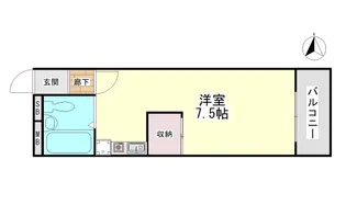 メゾン・アン・ブラン【2階】の間取り