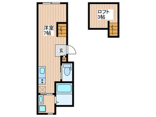 夢のヴィオレット【1階】の間取り
