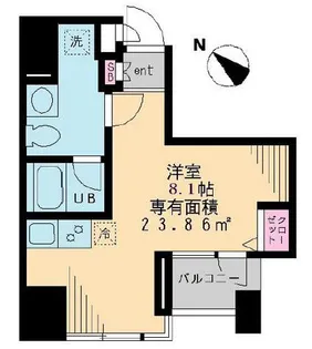 音羽クリニックビル【8階】の間取り