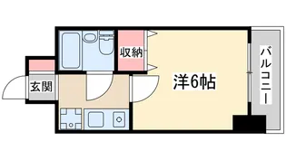 1Kの間取り画像