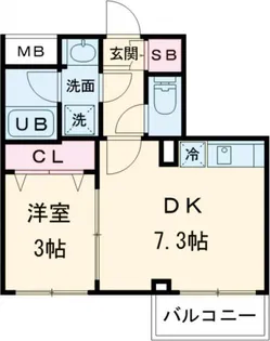 GENOVIA京成立石V【3階】の間取り
