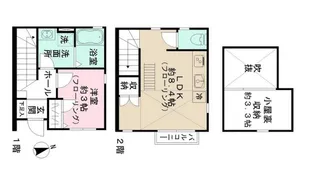 千葉県松戸市松戸【一戸建】の間取り