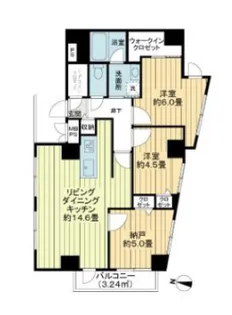 ライオンズマンション王子第5【4階】の間取り