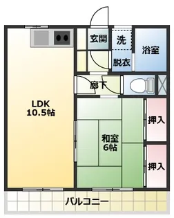 レジデンス池上【3階】の間取り
