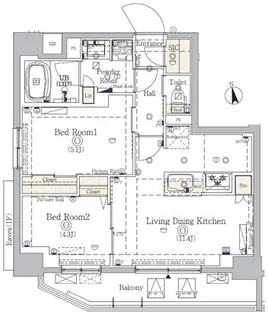 東京都墨田区向島5【マンション】の間取り