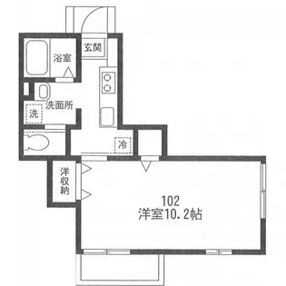 グリーンハイツ【1階】の間取り