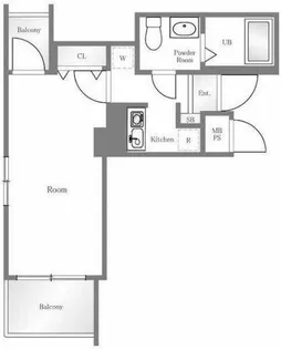 ミリオンステージ西早稲田壱番館【5階】の間取り