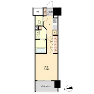 宮城県仙台市宮城野区鉄砲町中【マンション】の間取り