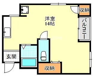 堺グランセ【3階】の間取り