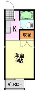 くーるハイツ【1階】の間取り