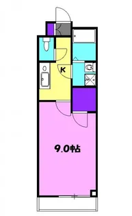 アンプルール フェール 戸田公園【1階】の間取り