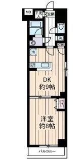 東京都荒川区町屋2【マンション】の間取り