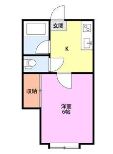 カサベルデ旭町【1階】の間取り
