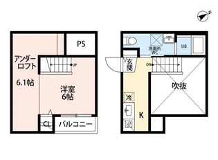 熊本県熊本市西区島崎2【アパート】の間取り