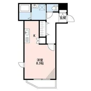 ボヌール北谷【3階】の間取り