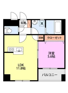 Bliss1615【3階】の間取り