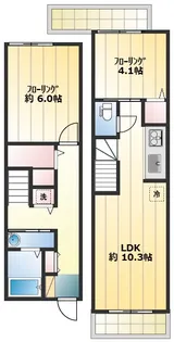 イズミヒルトップアパートメントの間取り