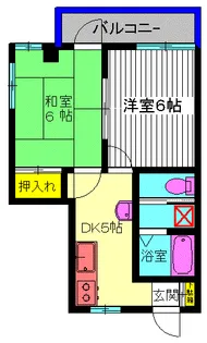 東京都足立区東和4【マンション】の間取り