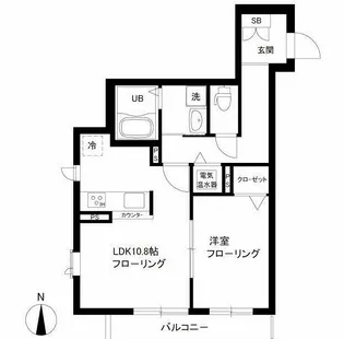 クレスト自由が丘【2階】の間取り