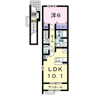 ユーフォリア21【2階】の間取り