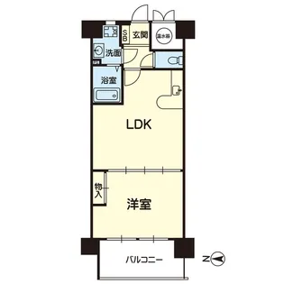 レーベンハイム・ロワ南熊本駅前 201号【2階】の間取り