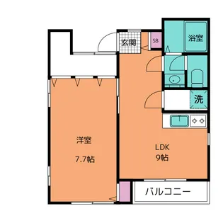 ハラハイツ【3階】の間取り