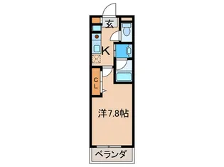 シャインビュ-淡路【6階】の間取り