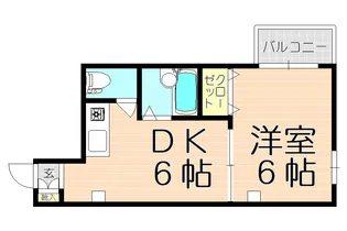 メゾンイングス【4階】の間取り