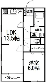 コミネマンション【1階】の間取り