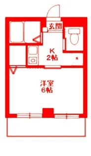 ハイムアルカディア【1階】の間取り