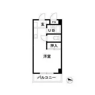 エステート桜木【3階】の間取り