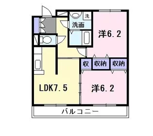 メルベーユ【3階】の間取り