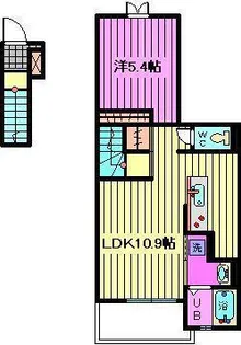 埼玉県さいたま市桜区南元宿1【アパート】の間取り
