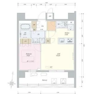 リーラ中野【10階】の間取り