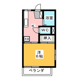 フレグランス峰B棟【1階】の間取り