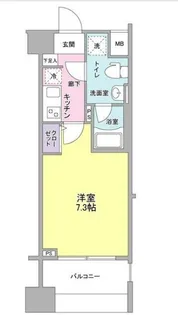 東京都港区高輪1【マンション】の間取り