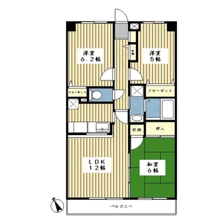 メゾンボヌール【3階】の間取り